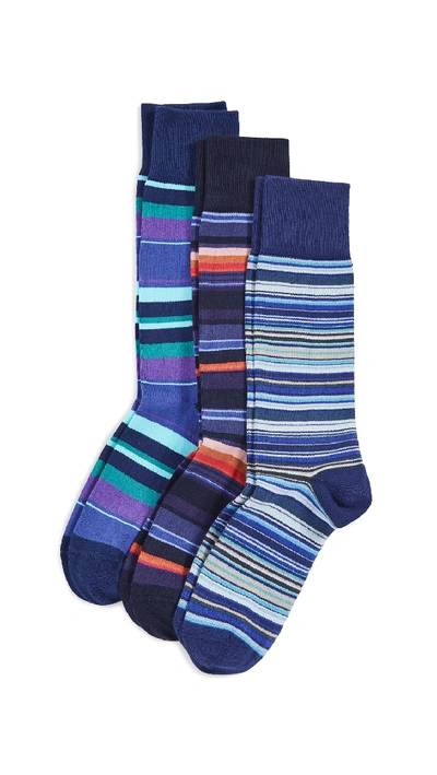 Shop Paul Smith 3 Pack Socks In Assorted