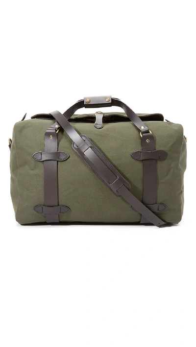 Shop Filson Medium Duffle Bag In Otter Green