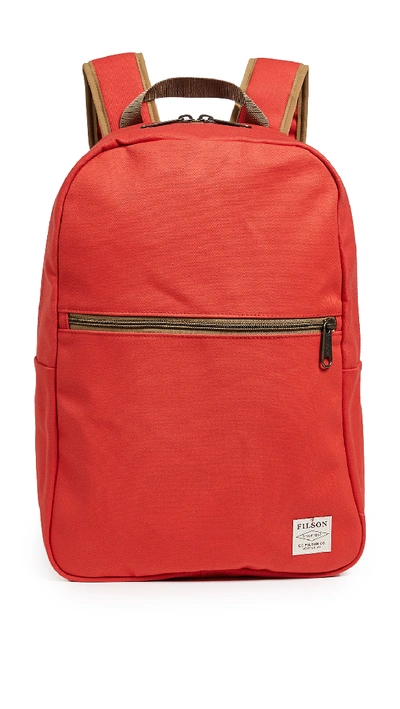 Shop Filson Bandera Backpack In Mackinaw Red