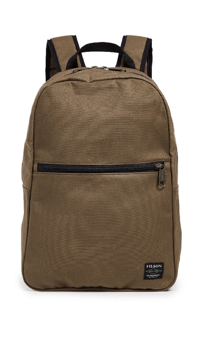 Shop Filson Bandera Backpack In Sepia