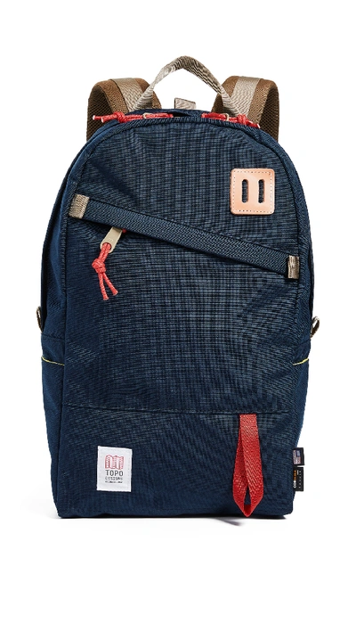 Shop Topo Designs Daypack Backpack In Navy