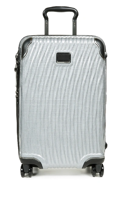 Shop Tumi Latitude International Carry On Suitcase In Silver