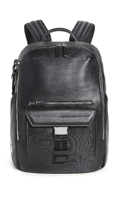 Shop Tumi Ashton Doyle Backpack In Black Perforated