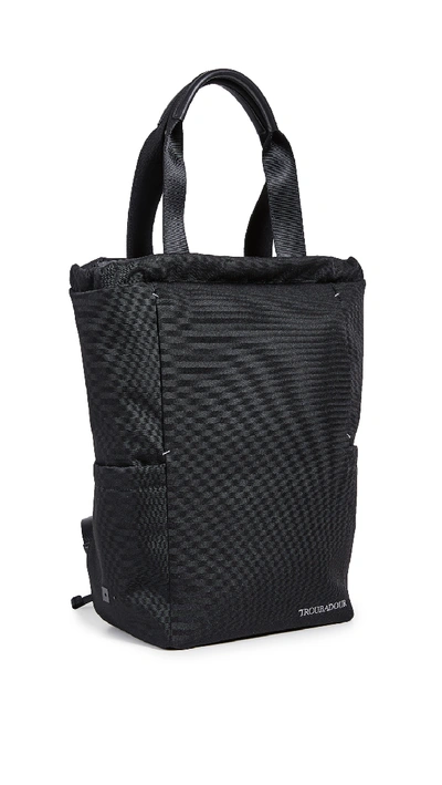 Shop Troubadour Explorer Bivy Tote Rucksack In Black