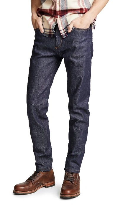 Apc A. P.c. Petit New Standard Indigo Stretch Jeans Indigo In Indigo