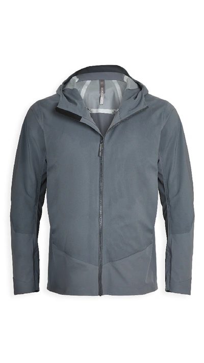 Shop Arc'teryx Eigen Comp Hooded Jacket In Ash