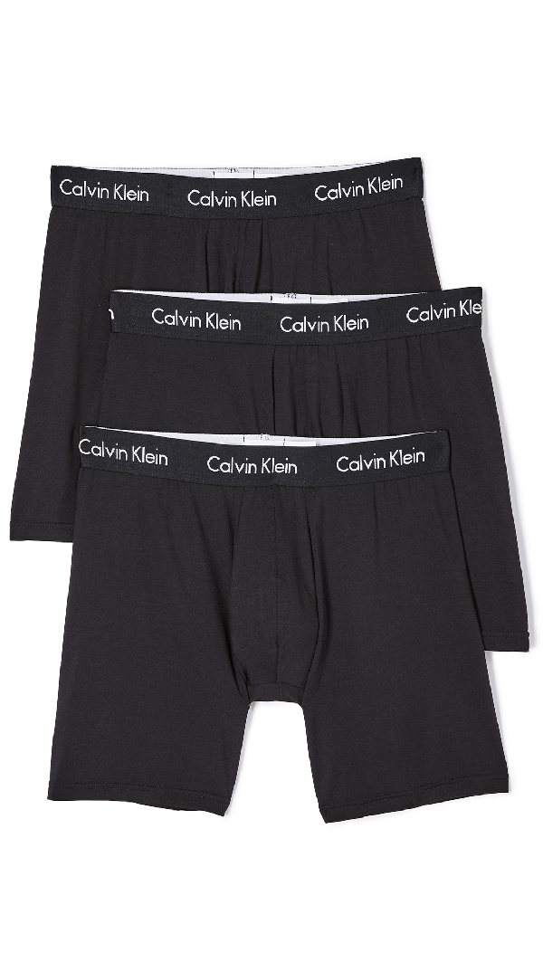 calvin klein black boxers 3 pack