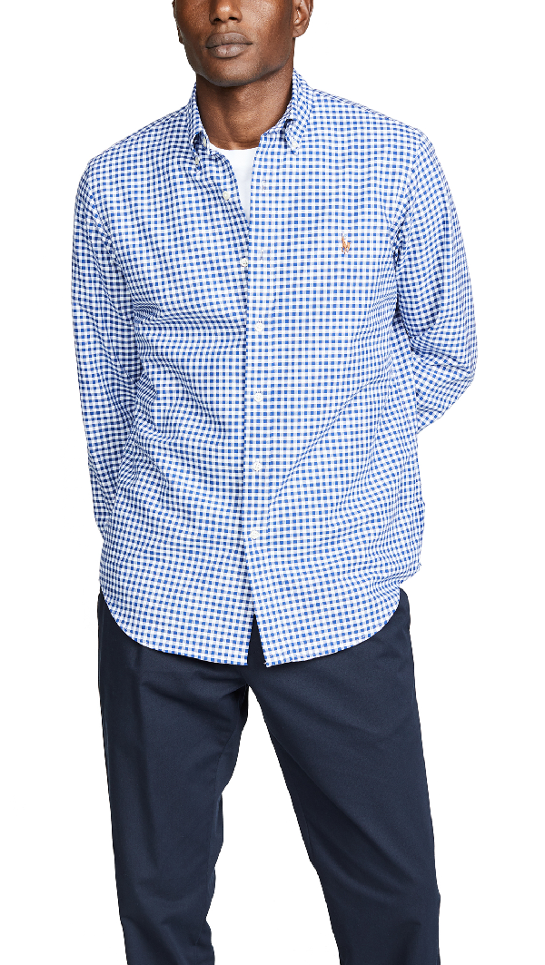 mens stretch oxford shirt