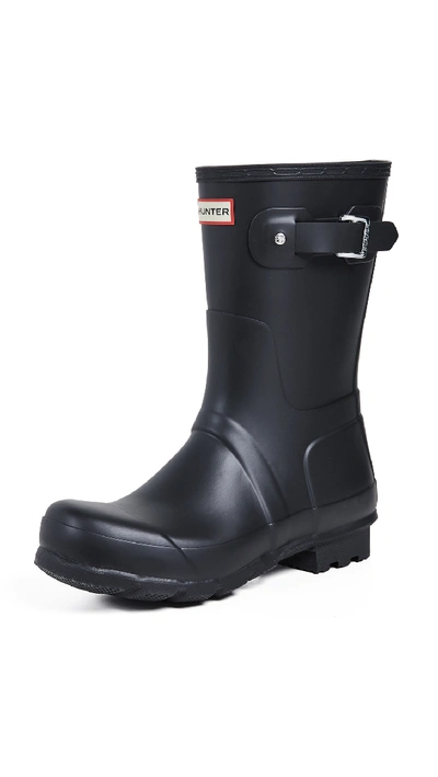 Shop Hunter Men's Original Short Rain Boots Black