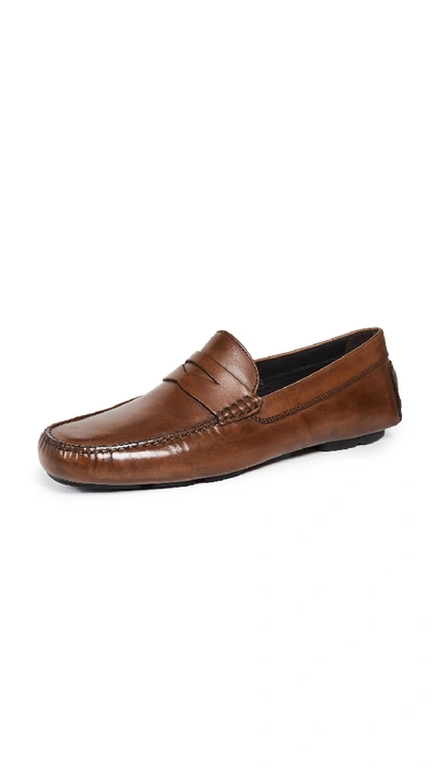 Shop To Boot New York Palo Alto Driving Shoes In Tan