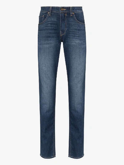 Shop Paige Croft Birch Skinny Jeans In Blue