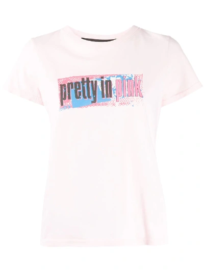 Shop Marc Jacobs X The Pretty In Pink Logo T-shirt