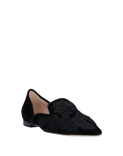 Shop Alberta Ferretti Loafers In Black