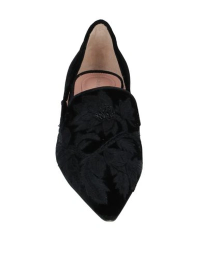 Shop Alberta Ferretti Loafers In Black