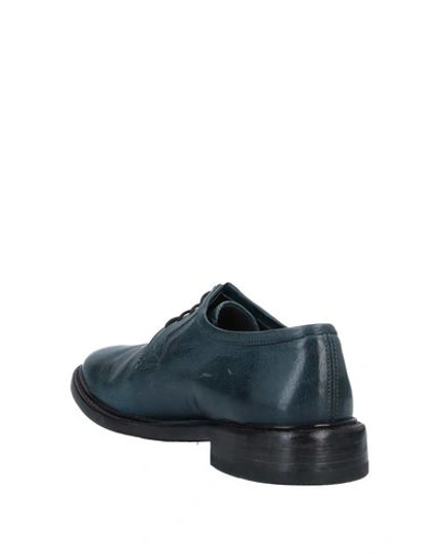 Shop Premiata Lace-up Shoes In Deep Jade