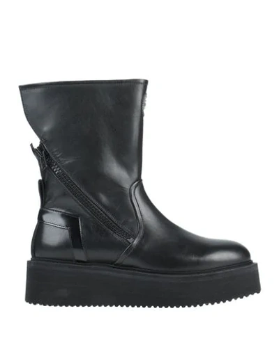 Shop Bruno Bordese Ankle Boots In Black