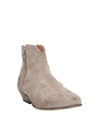 Shop Lemaré Ankle Boot In Dove Grey