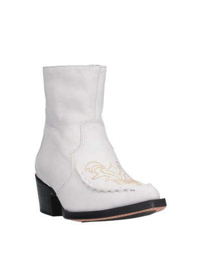 Shop Gestuz Ankle Boots In White