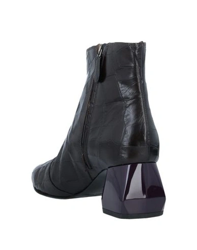 Shop Alberto Gozzi Ankle Boots In Dark Brown