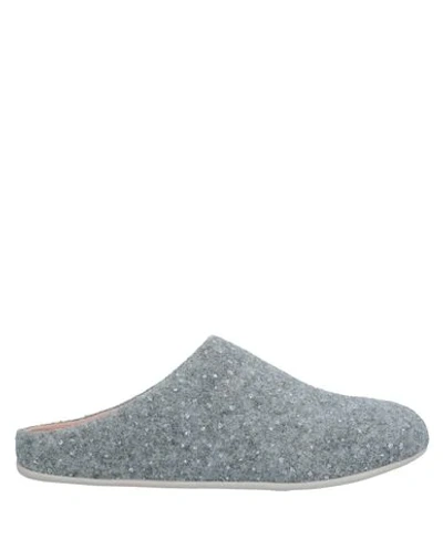 Shop Fitflop Slippers In Light Grey