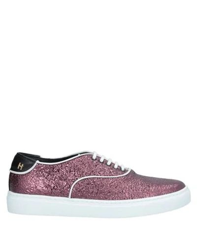 Shop Henderson Baracco Sneakers In Dark Purple