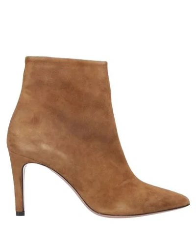 Shop P.a.r.o.s.h Ankle Boots In Brown
