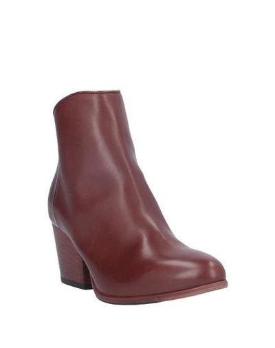 Shop Fiorifrancesi Ankle Boots In Maroon