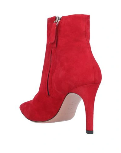 Shop P.a.r.o.s.h Ankle Boots In Red