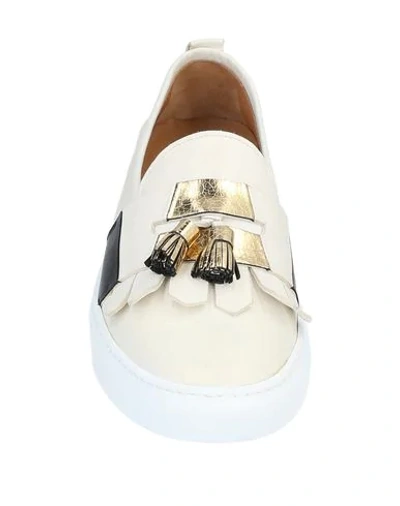 Shop Henderson Baracco Loafers In Ivory