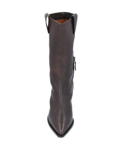 Shop Alysi Knee Boots In Dark Brown