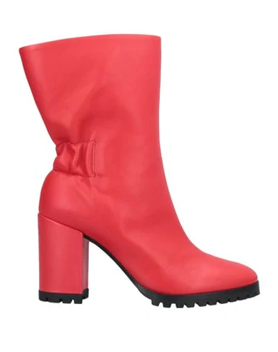 Shop Lerre Ankle Boots In Red