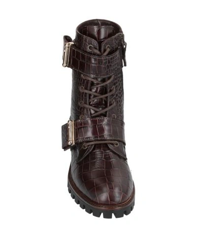 Shop Anna Baiguera Ankle Boots In Dark Brown