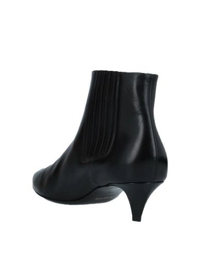 Shop Celine Woman Ankle Boots Black Size 7.5 Calfskin