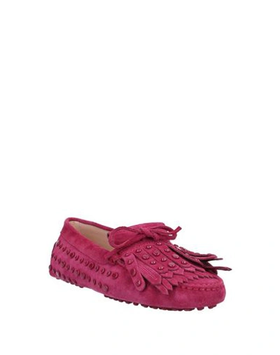 Tod's Loafers In Red
