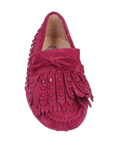 Tod's Loafers In Red
