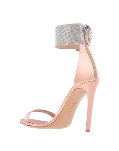 Shop Alexandre Vauthier Sandals In Pale Pink