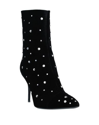 Shop Amen Woman Ankle Boots Black Size 7 Textile Fibers