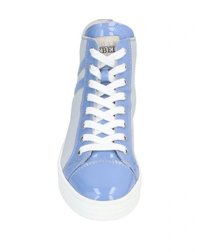 Shop Hogan Rebel Sneakers In Lilac