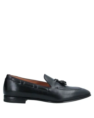 Francesco Russo Tassel Loafers In Black