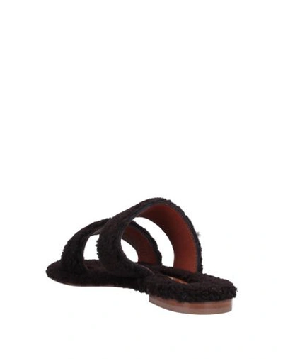 Shop Avec Modération Sandals In Dark Brown