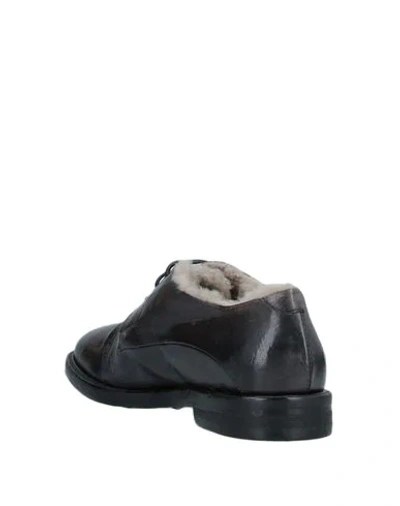 Shop Alexander Hotto Laced Shoes In Steel Grey