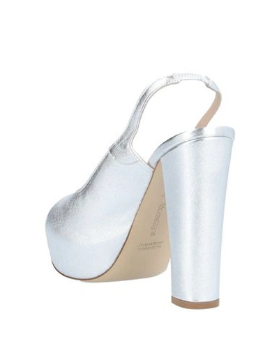 Shop Aldo Castagna Sandals In Silver