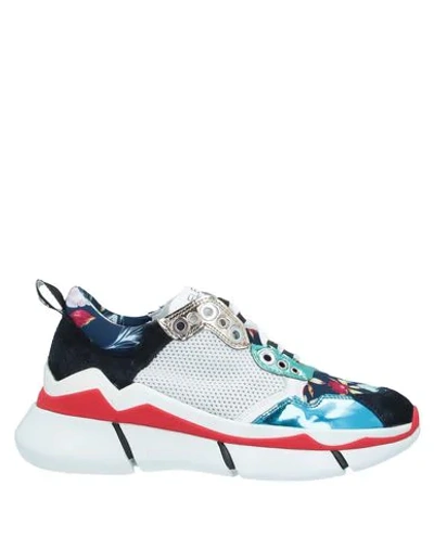 Shop Elena Iachi Sneakers In Dark Blue