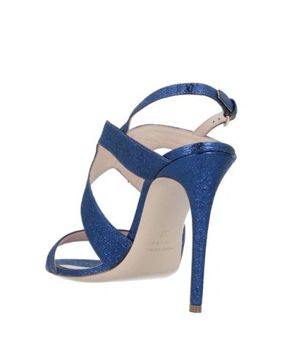 Shop Deimille Sandals In Blue