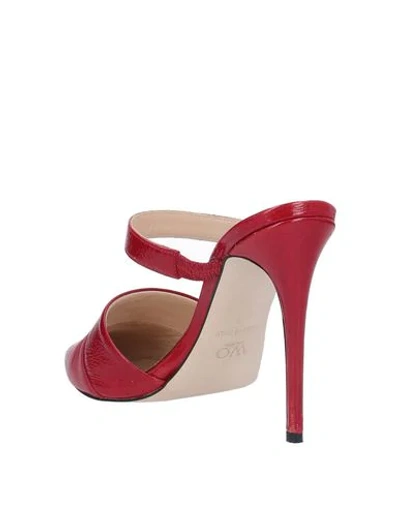 Shop Wo Milano Mules And Clogs In Red