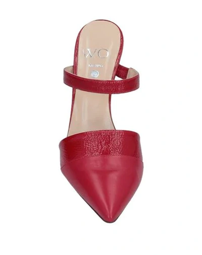 Shop Wo Milano Mules And Clogs In Red
