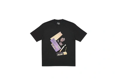 Pre-owned Palace  Skin Up Monsieur T-shirt Black
