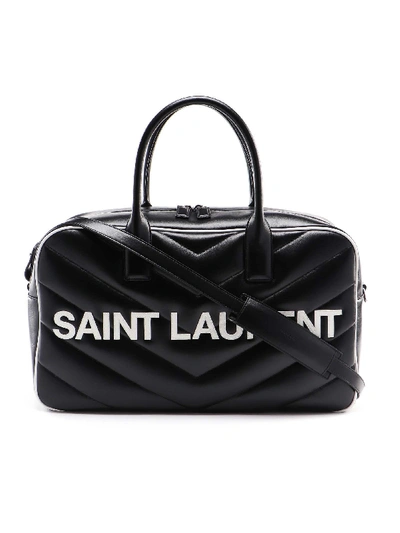 Shop Saint Laurent Tote In Black