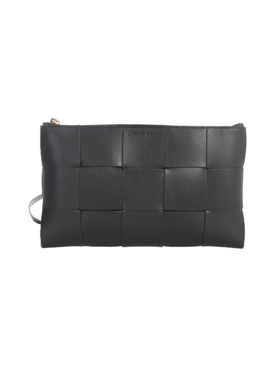 Shop Liviana Conti Woven Clutch Bag In Nero