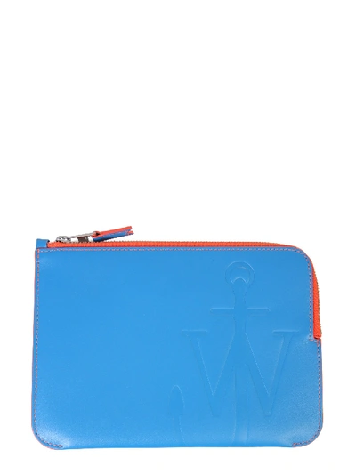 Shop Jw Anderson "anchor" Pouch In Blue